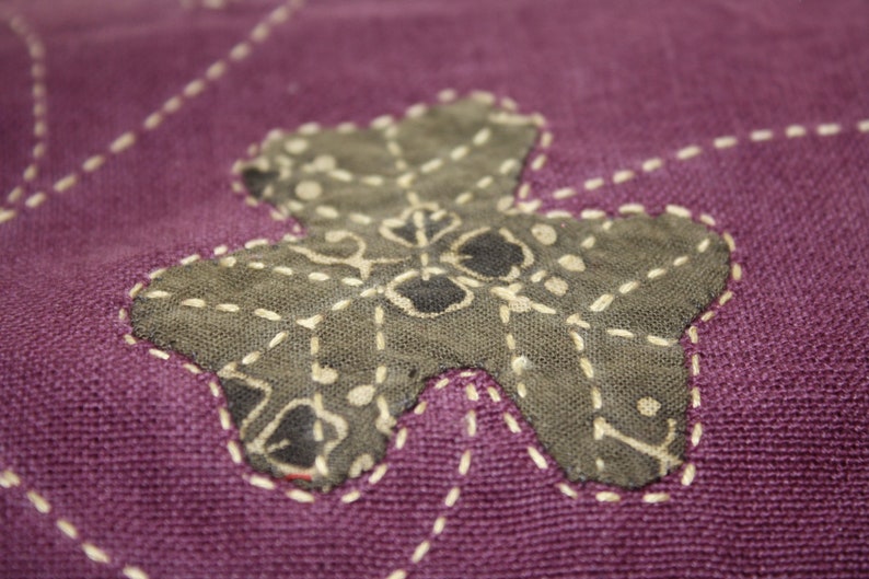 Hand-Embroidered Cotton Shoulder Bag | Trinity Maple